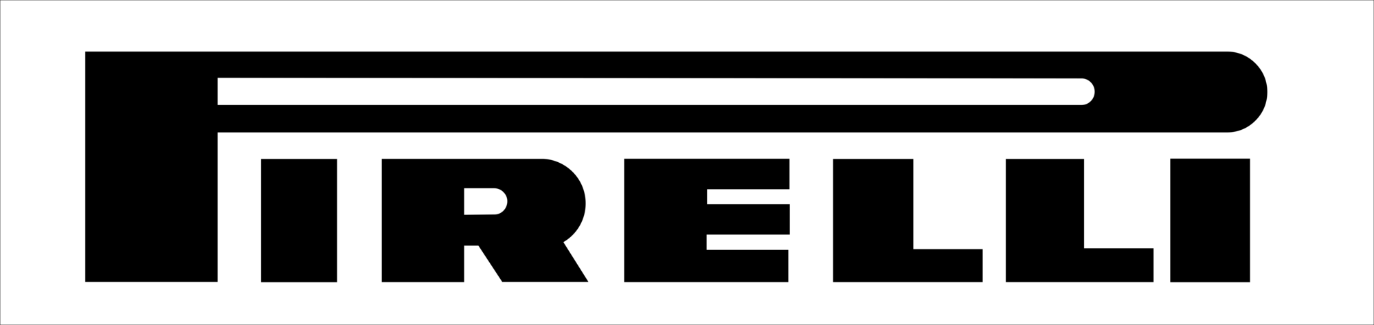 logo pirelli nero