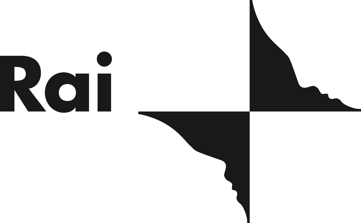 logo RAI farfalla nero