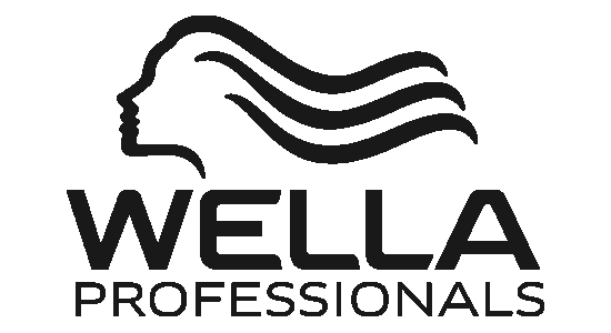 logo wella professionals nero