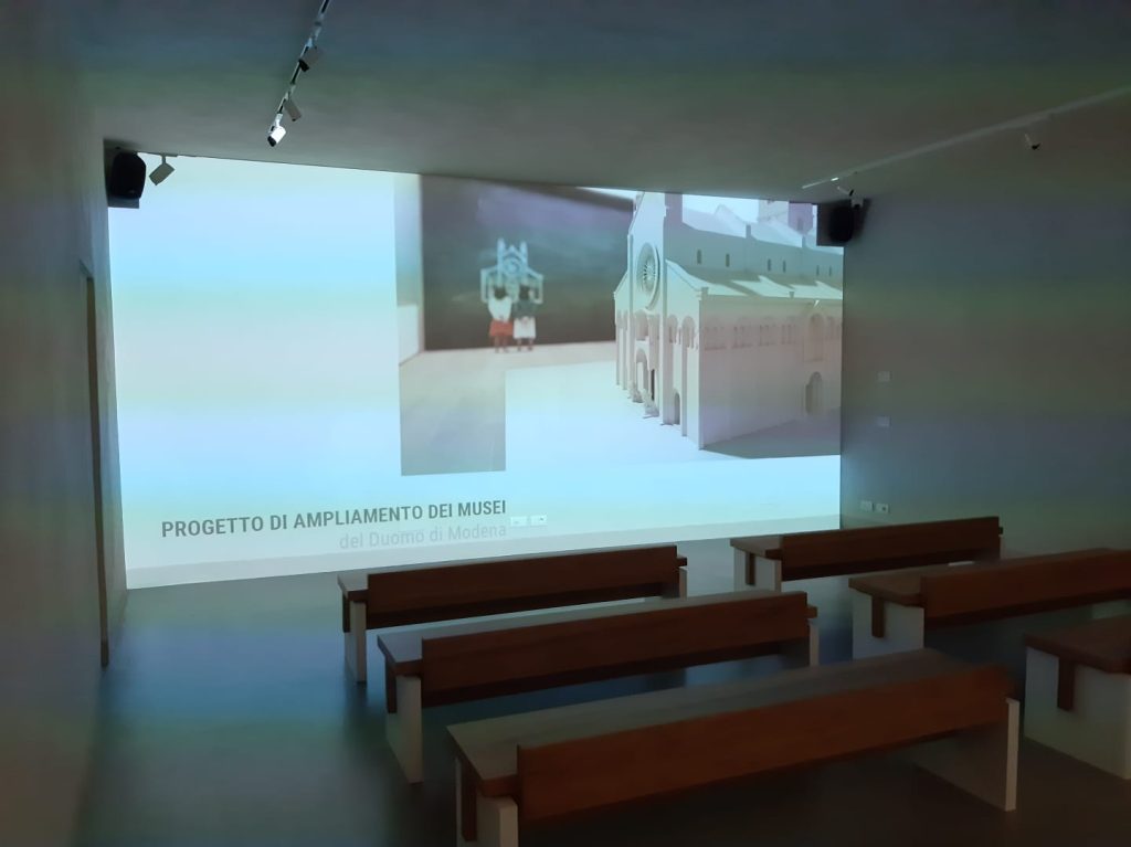 WhatsApp Image 2023-04-20 at 20.51.51 allestimento multimediale presso il museo di modena realizzato da corepixx